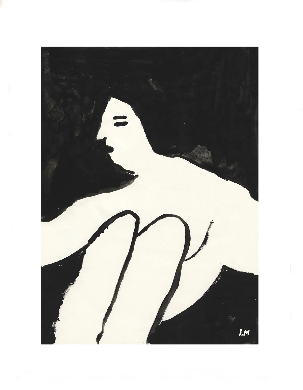 Fine Little Day Kvinna poster 40x50 cm