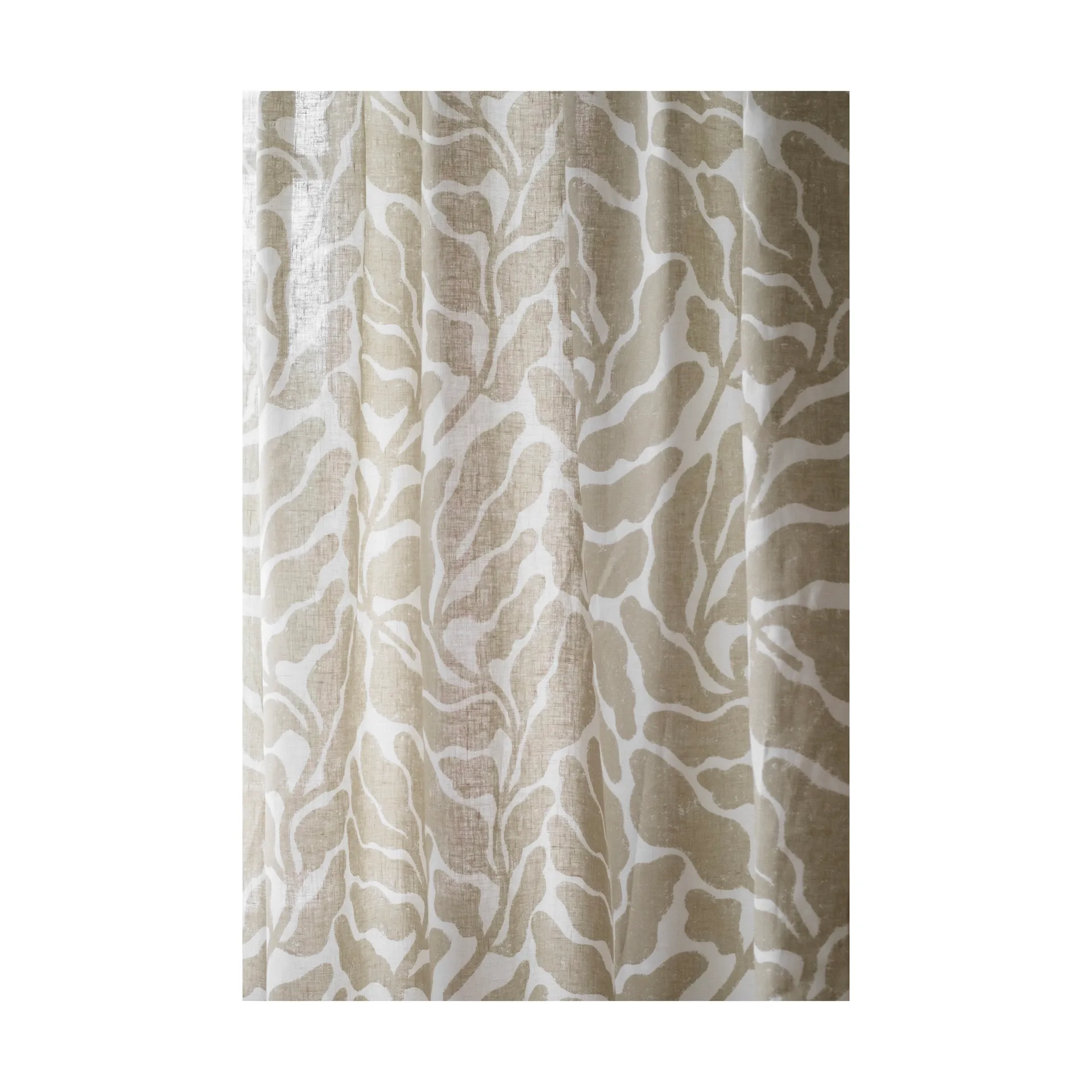 Leaves gardinlängd 147x250 cm, Sand Fine Little Day