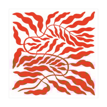 Orange red leaf - 50x50 cm - Fine Little Day