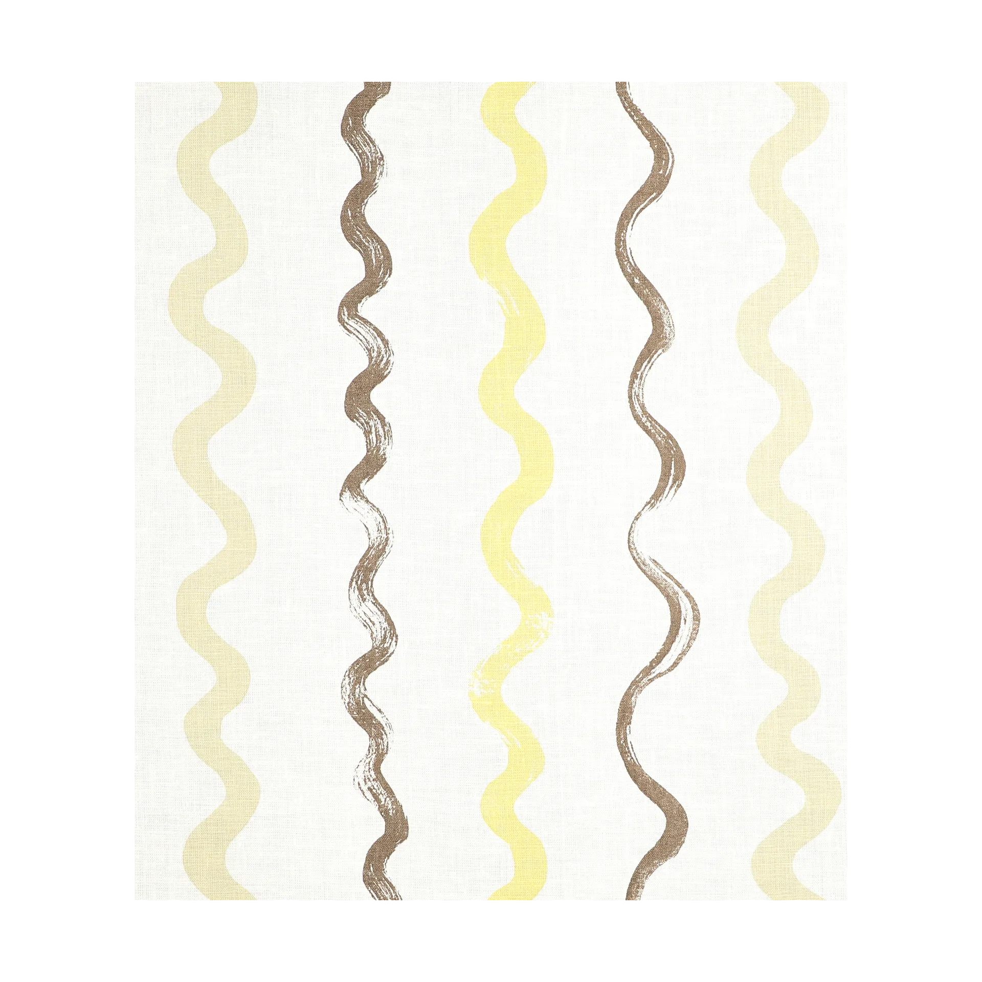 Randig tyg, White-yellow Fine Little Day