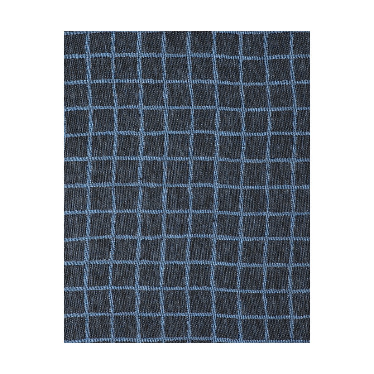 Fine Little Day Rutig jacquardvävd bordsduk 147x250 cm Blue-black