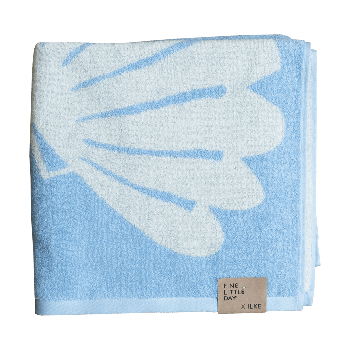Snäcka badhandduk 70x140 cm - Blue - Fine Little Day