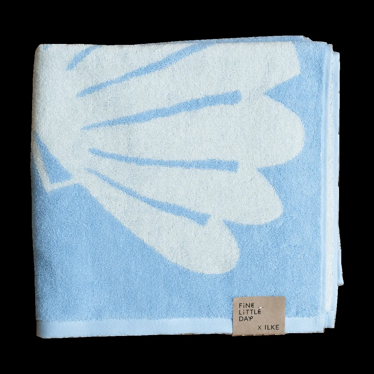 Fine Little Day Snäcka badhandduk 70x140 cm Blue