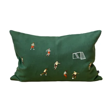 Soccer fotboll kuddfodral 58x38 cm - Green - Fine Little Day