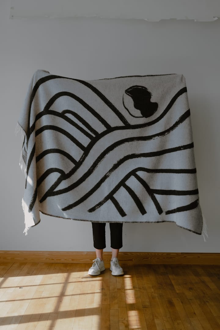 Sofia Lind ullpläd 130x190 cm, Dovegrey Fine Little Day