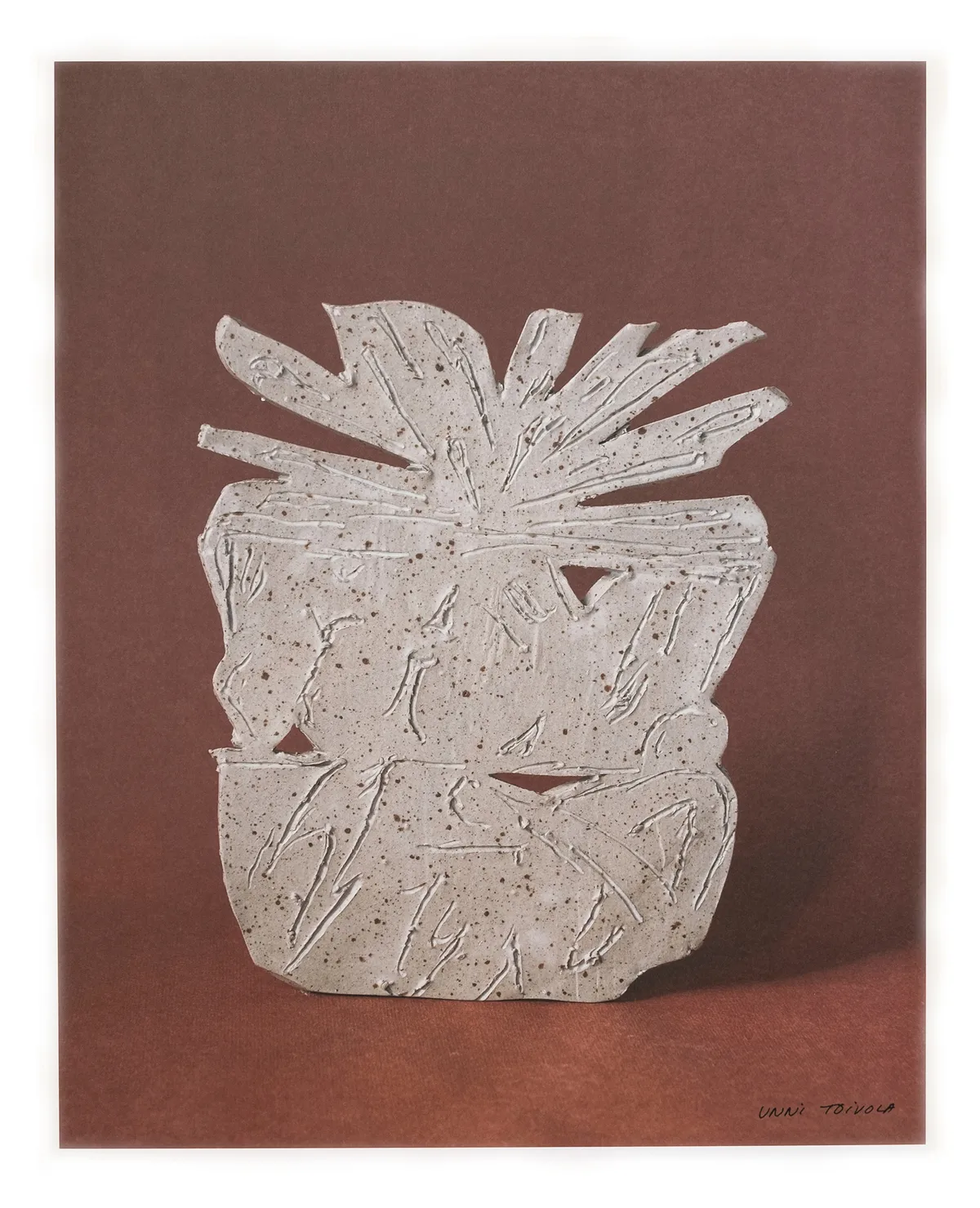 Fine Little Day Still Up poster 40x50 cm Röd-grå