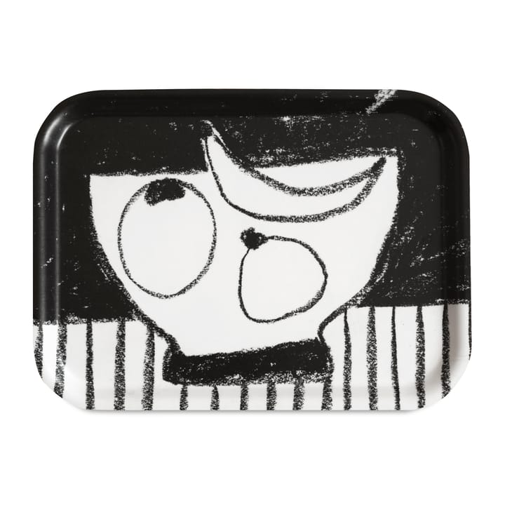 Stilleben bricka 20x27 cm, Svart-vit Fine Little Day