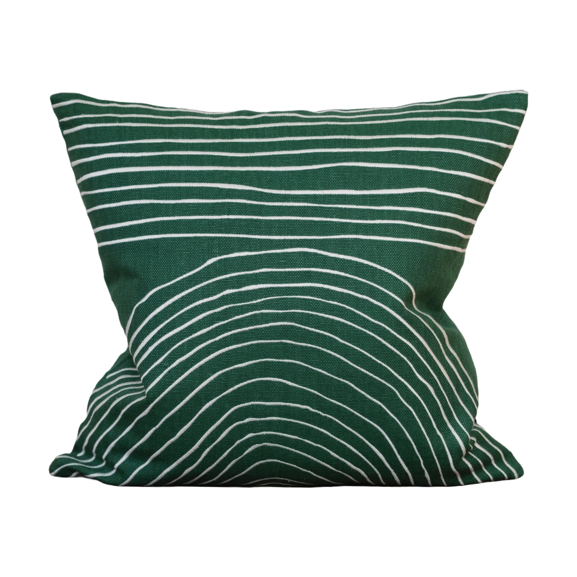 Strå kuddfodral 48x48 cm, Green Fine Little Day