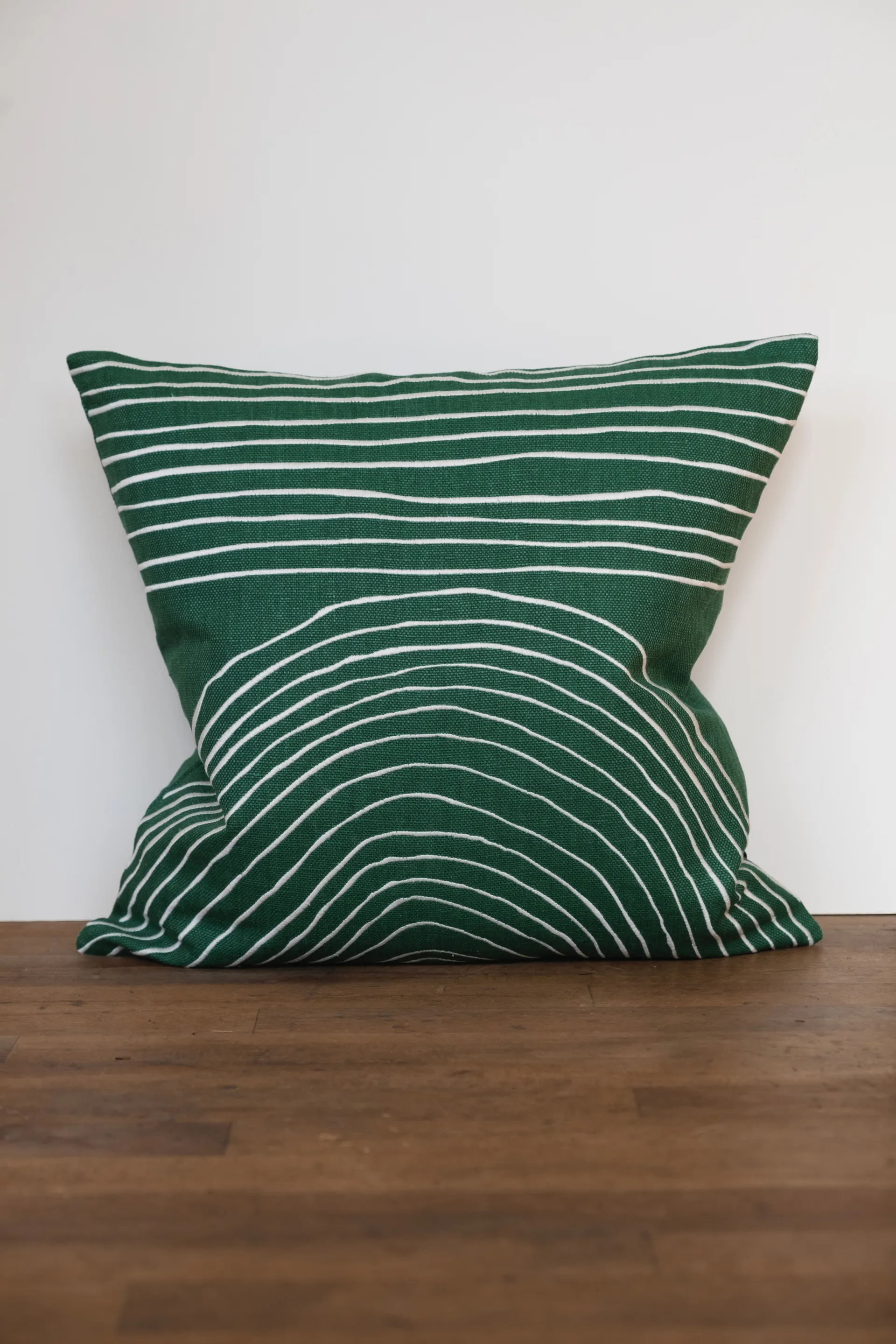 Strå kuddfodral 48x48 cm, Green Fine Little Day