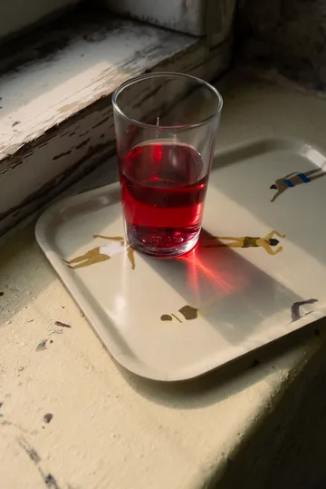 Swimmers bricka 20x27 cm - Beige - Fine Little Day