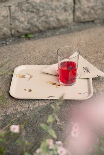 Swimmers bricka 20x27 cm - Beige - Fine Little Day