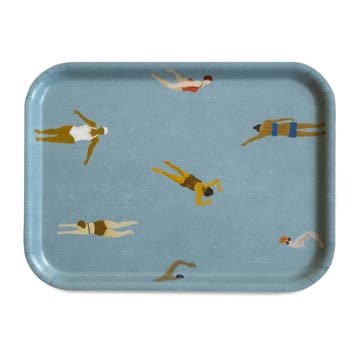Swimmers bricka 20x27 cm - Blå - Fine Little Day