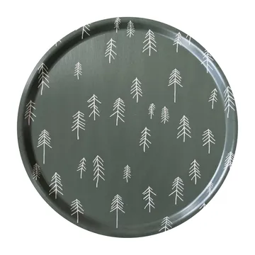 Tall bricka Ø38 cm - Grön-nude - Fine Little Day