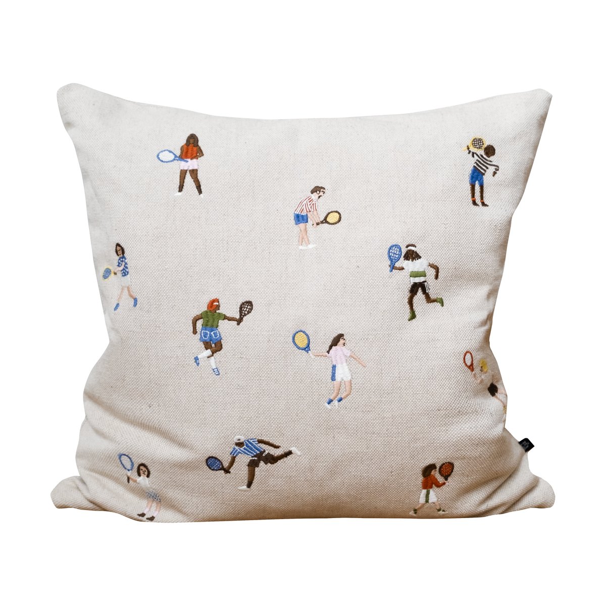 Fine Little Day Tennis kuddfodral 48x48cm Nature | Skandinavisk Design | Kuddfodral | Beige