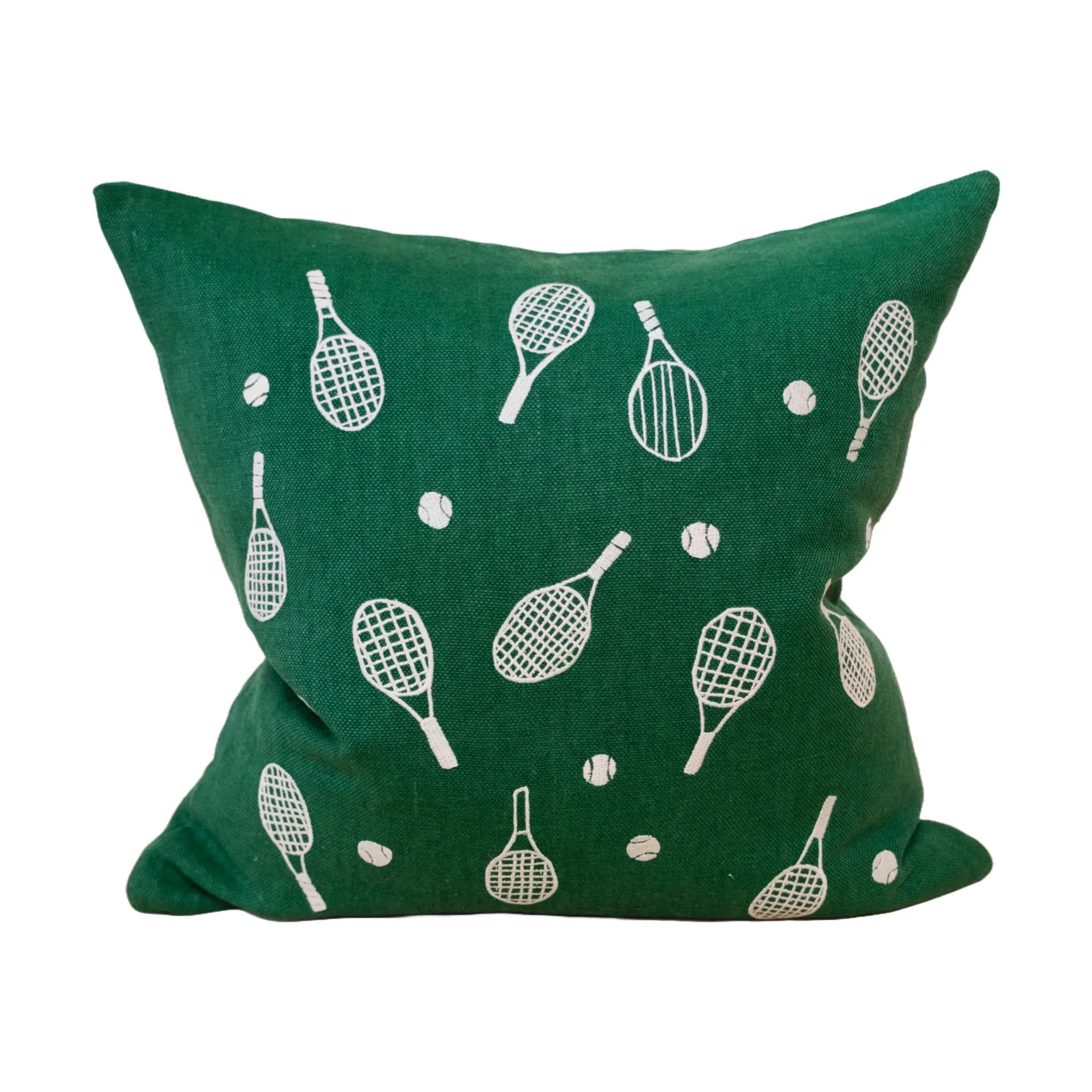 Tennisracket kuddfodral 48x48 cm, Green Fine Little Day