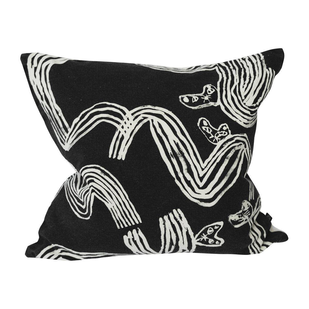 Fine Little Day Tiger kuddfodral 48x48 cm Svart | Skandinavisk Design | Kuddfodral | Svart