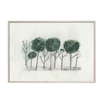 Trees poster 50x70 cm - Svart- off white - Fine Little Day