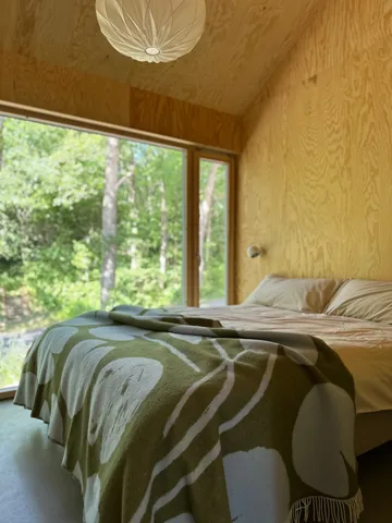 Water lilies pläd 130x220 cm - Blue-green - Fine Little Day