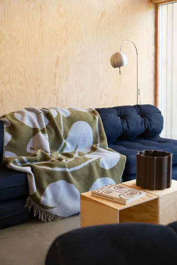 Water lilies pläd 130x220 cm - Blue-green - Fine Little Day