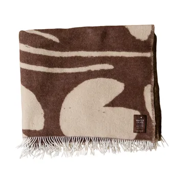 Water lilies pläd 130x220 cm - Brown - Fine Little Day