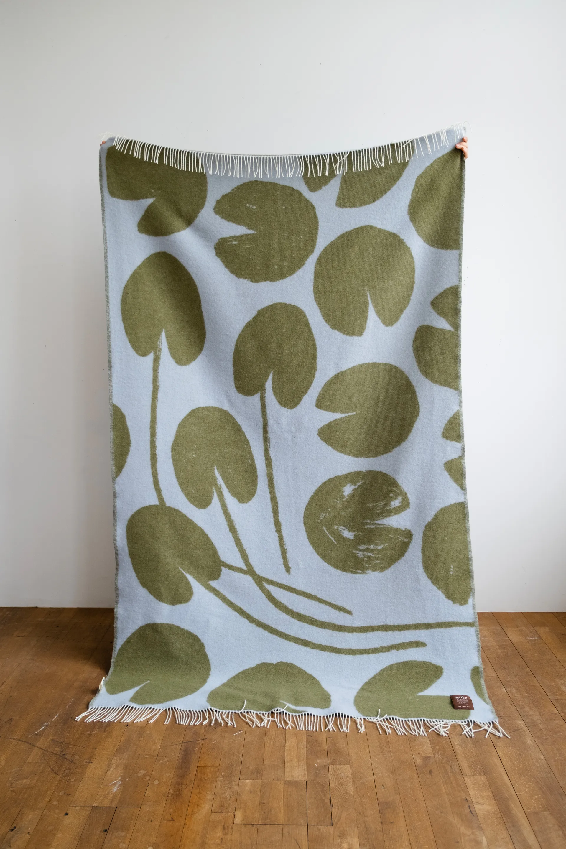 Water lilies pläd 130x220 cm, Brown Fine Little Day
