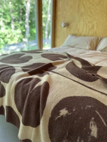 Water lilies pläd 130x220 cm - Brown - Fine Little Day