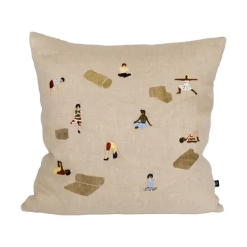 Yoga kuddfodral - Natur, 45x45 cm - Fine Little Day
