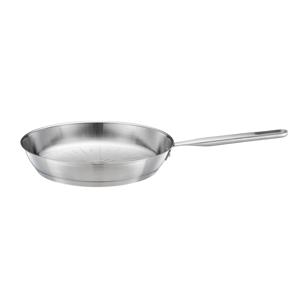 Fiskars All Steel Pure stekpanna 28 cm | Skandinavisk Design | Stekpannor | Silverfärgad