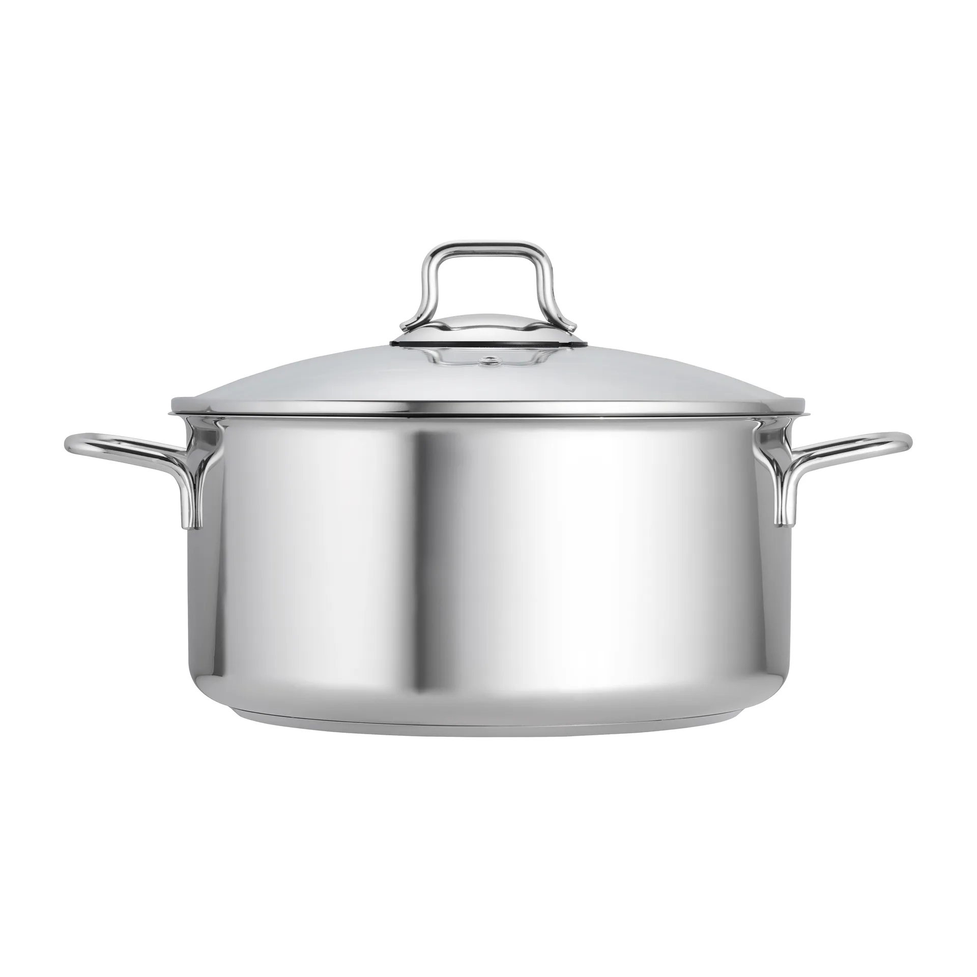 Fiskars gryt- & kastrullset med glaslock 3 delar, Rostfritt stål Fiskars