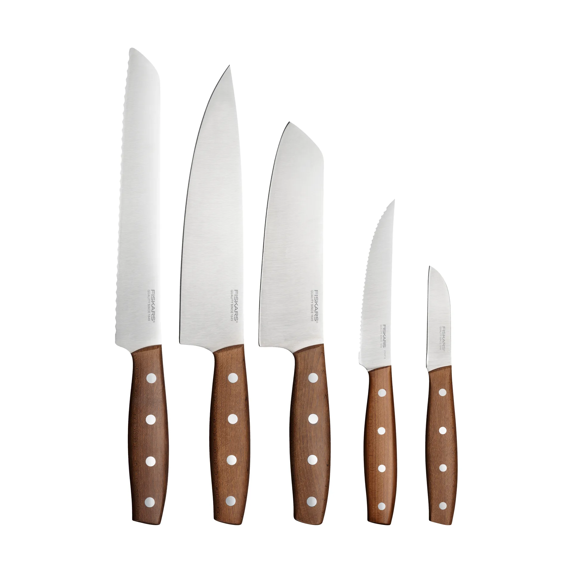 Folken knivset, 5 delar Fiskars