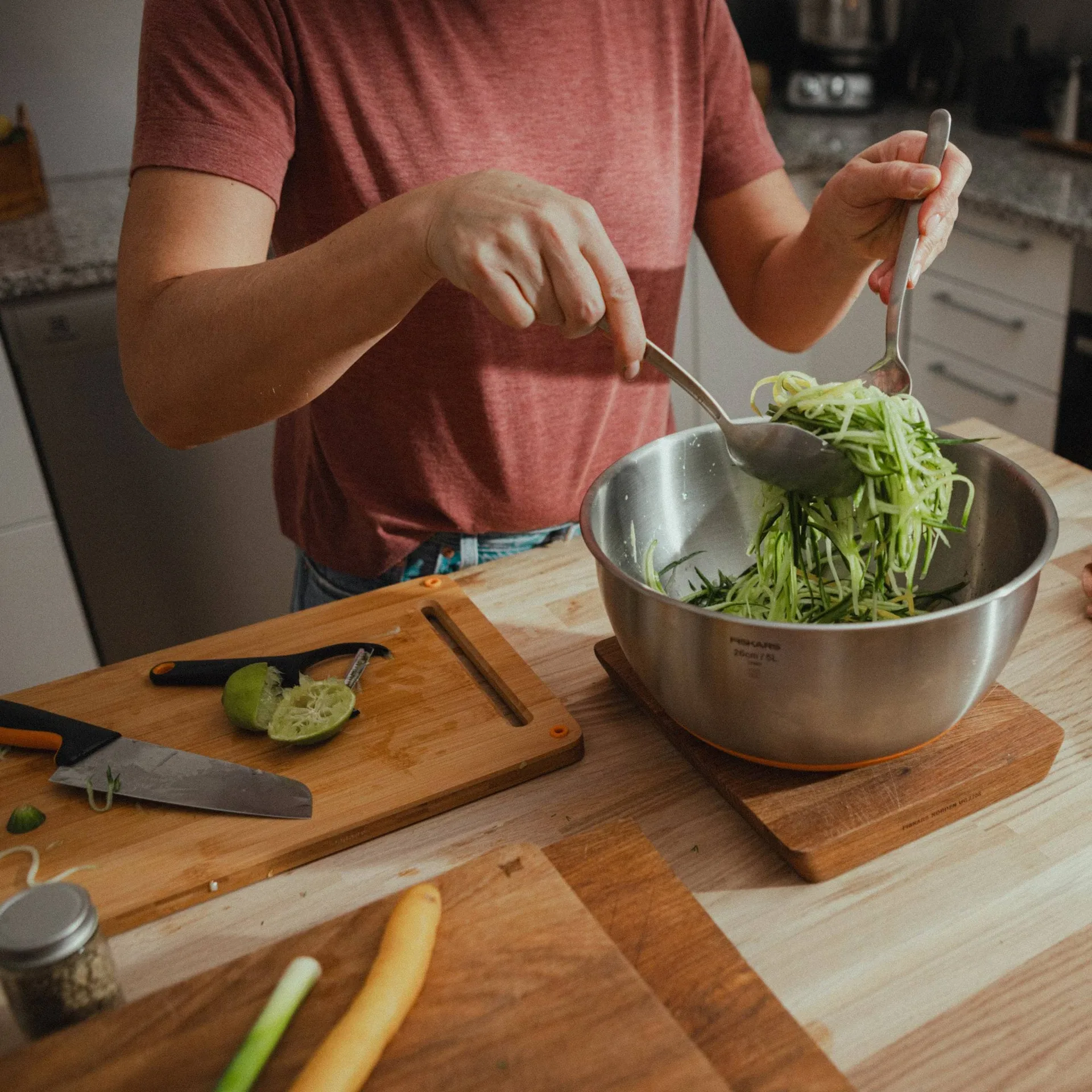 Functional Form bakbunke, Rostfritt stål, 5 L Fiskars
