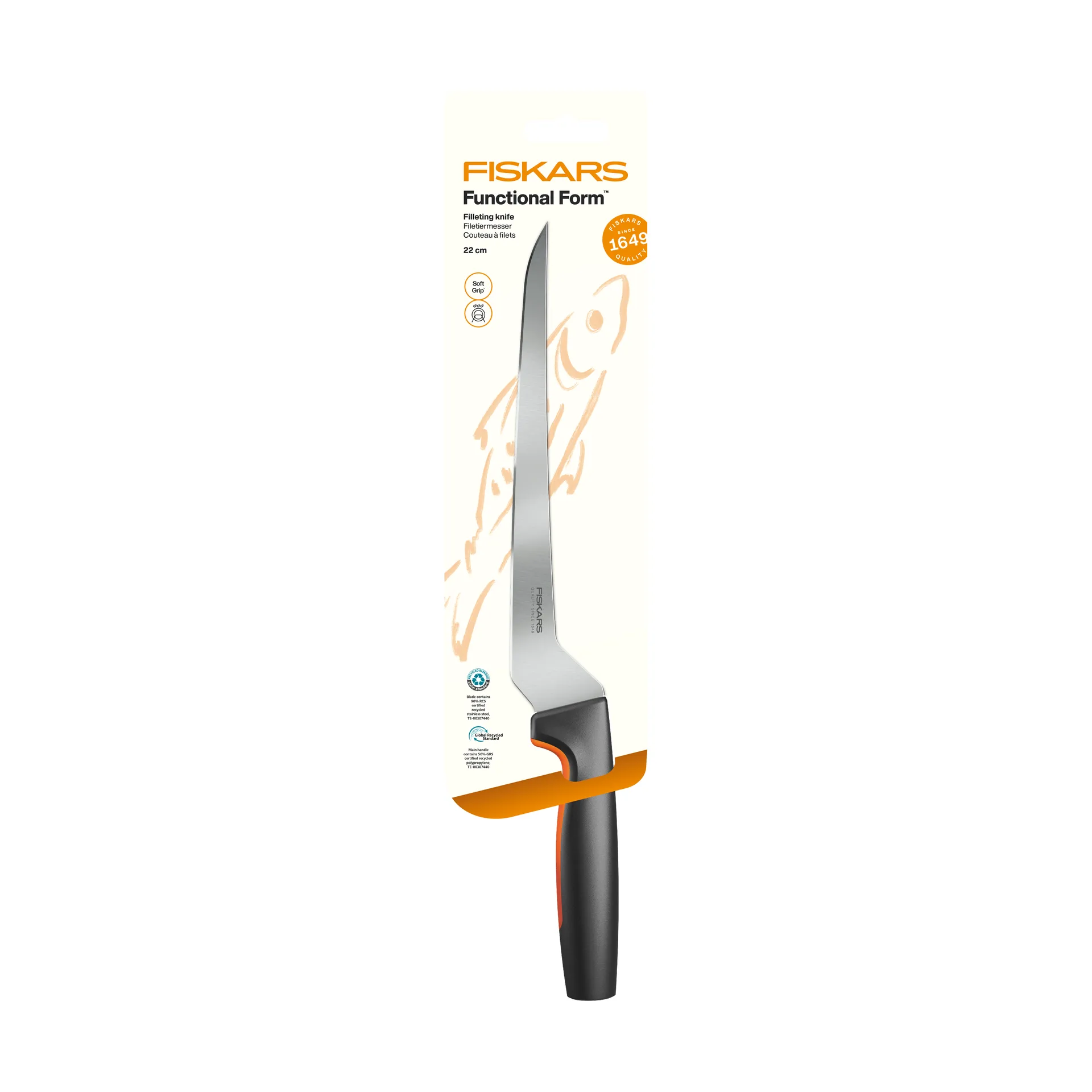 Functional Form filékniv, Rostfritt stål Fiskars
