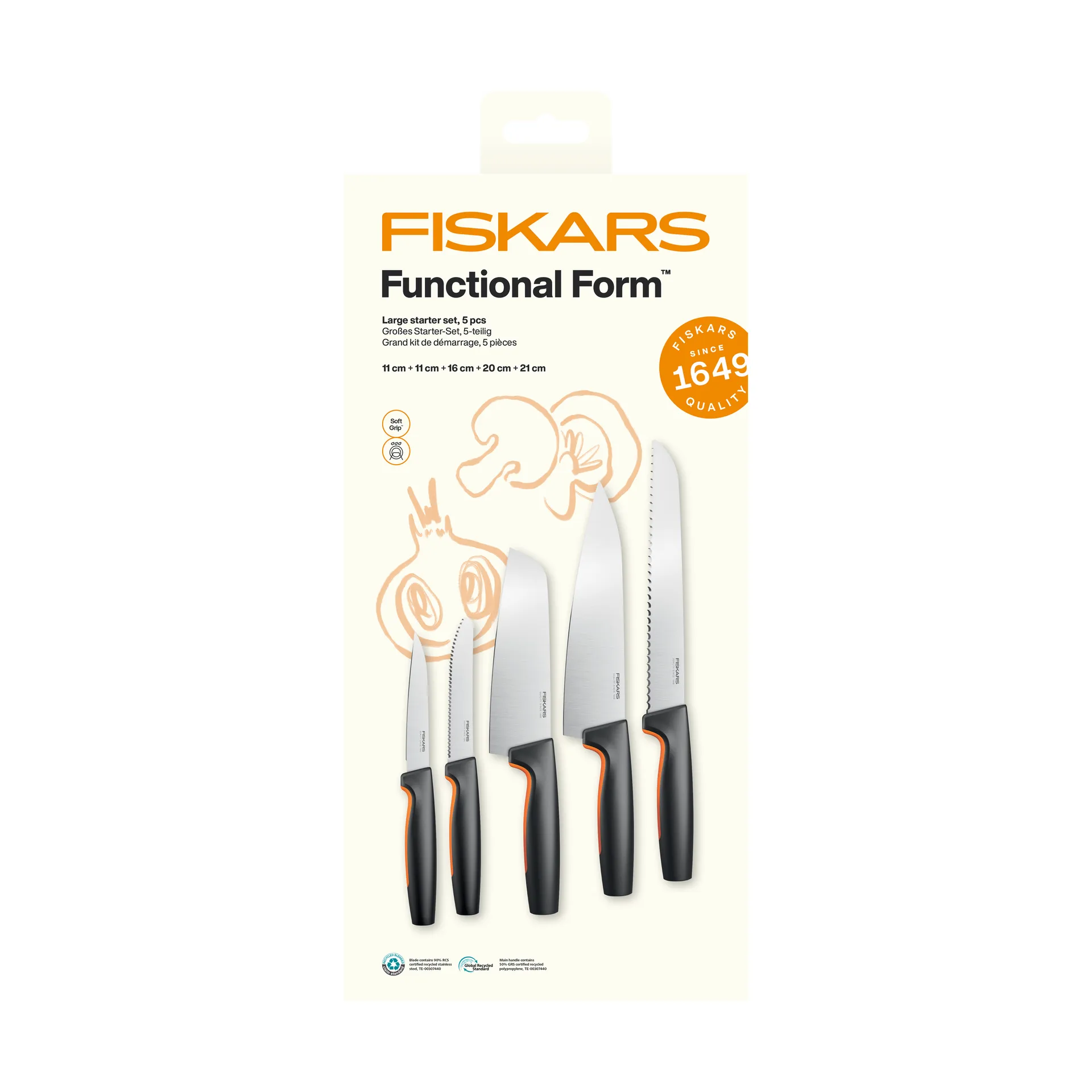 Functional Form knivset, Stort Fiskars