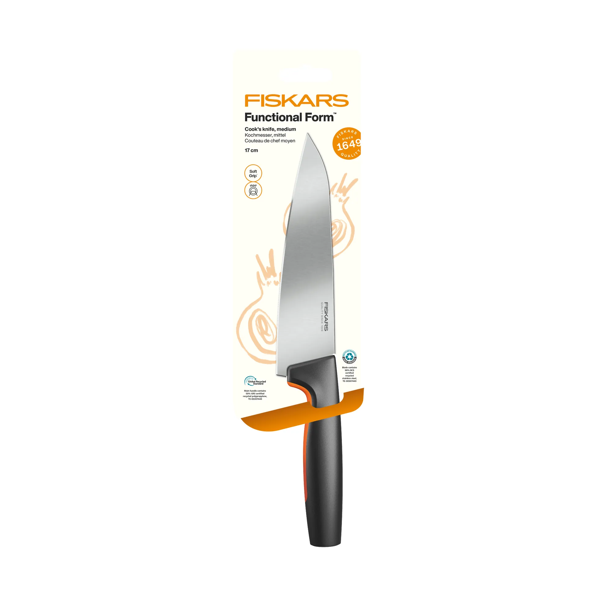 Functional Form kockkniv, Medium, rostfritt stål Fiskars