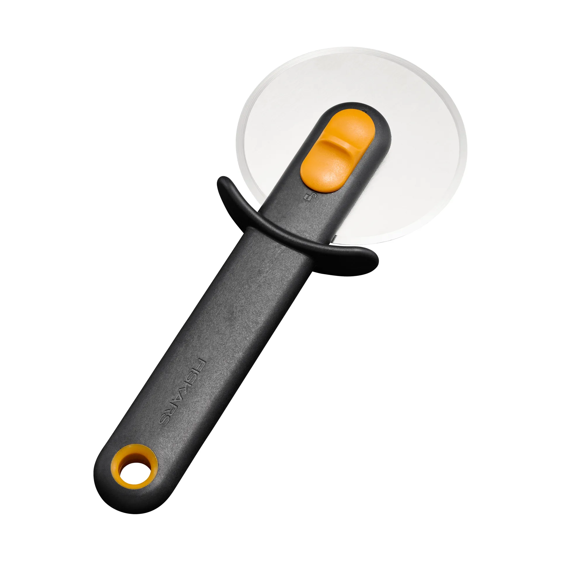 Functional Form pizzahjul, Svart, med bladskydd Fiskars