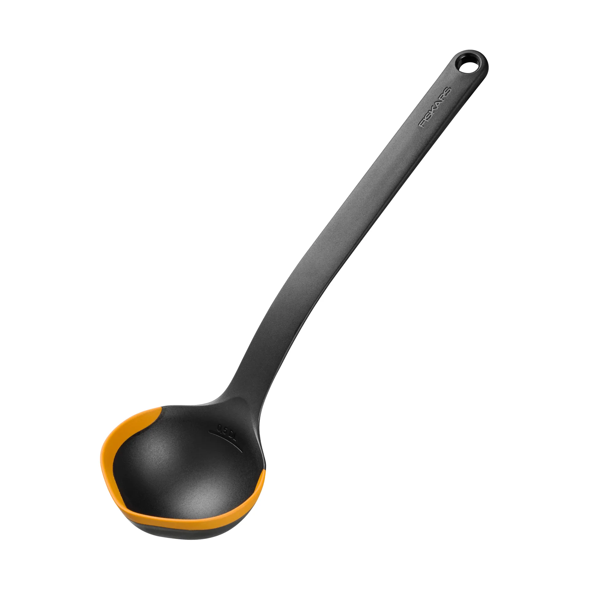Functional Form soppslev, Svart-orange, 36,2 cm Fiskars