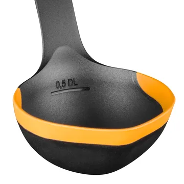 Functional Form soppslev - Svart-orange, 36,2 cm - Fiskars