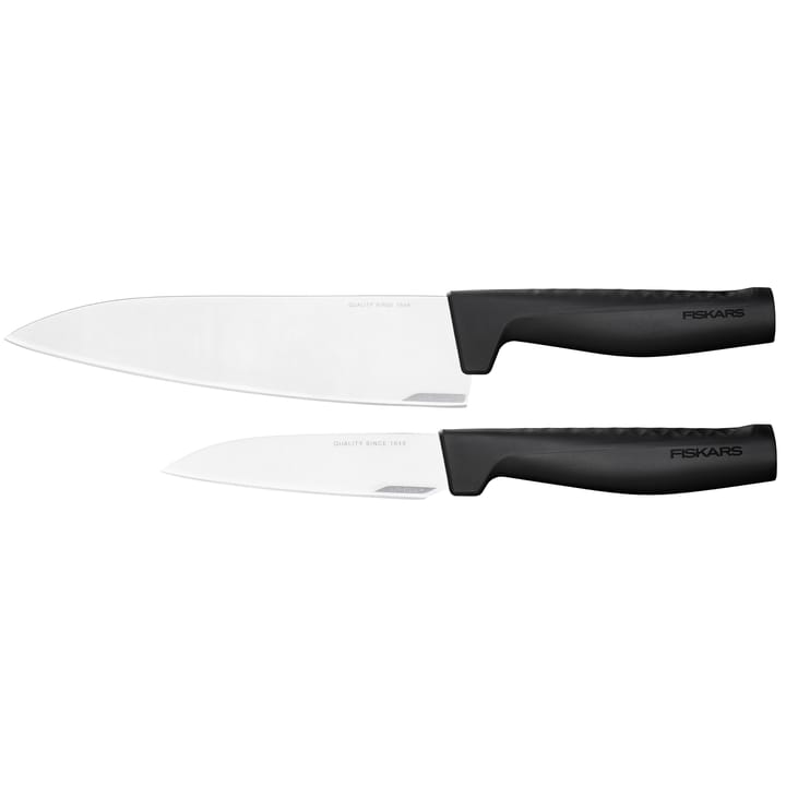 Hard Edge knivset kockkniv och grönsakskniv - 2 delar - Fiskars