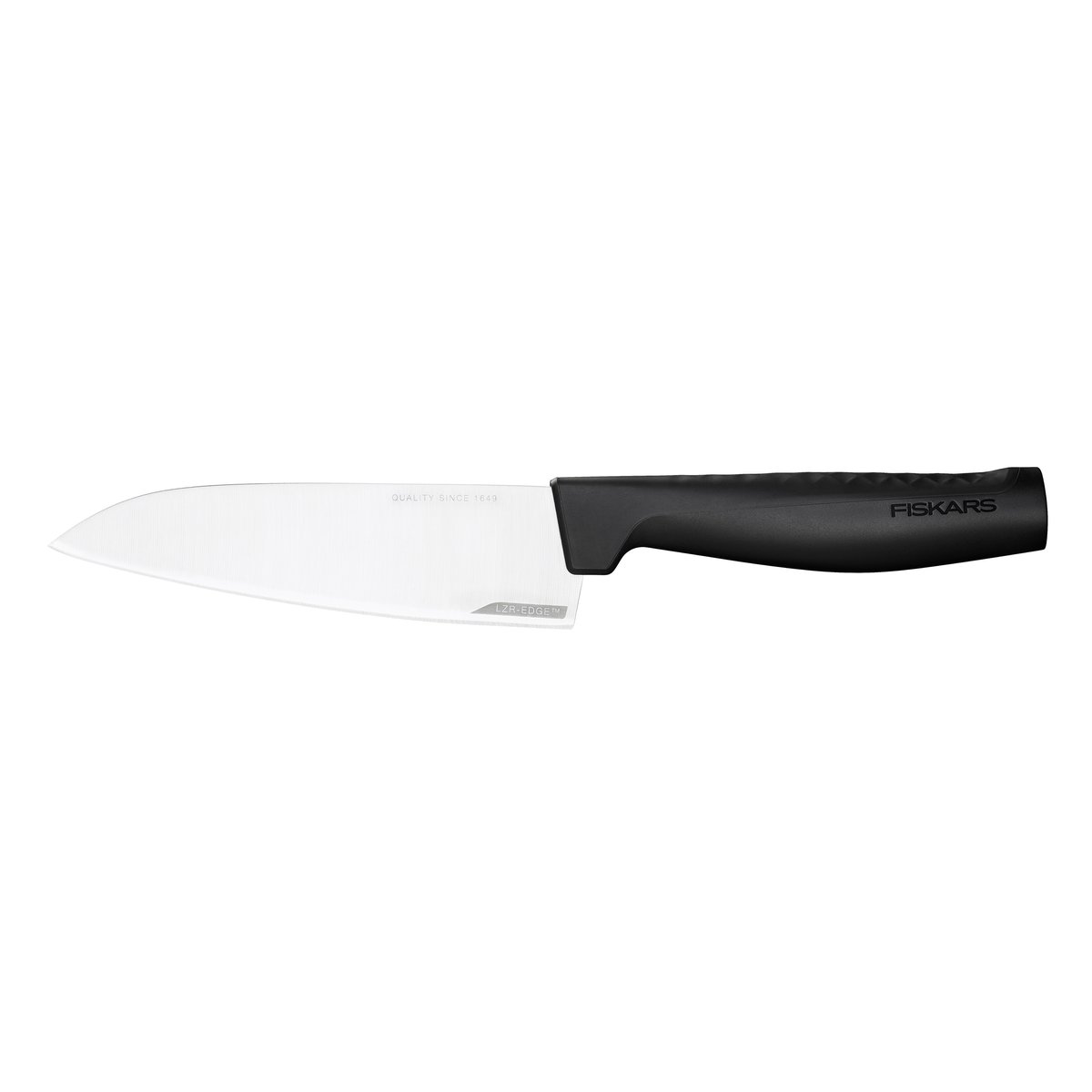 Fiskars Hard Edge kockkniv 13,5 cm Rostfritt stål | Skandinavisk Design | Kockknivar | Svart