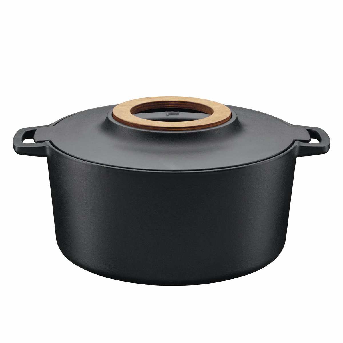 Fiskars Norden gryta gjutjärn 6 l | Skandinavisk Design | Grytor | Svart