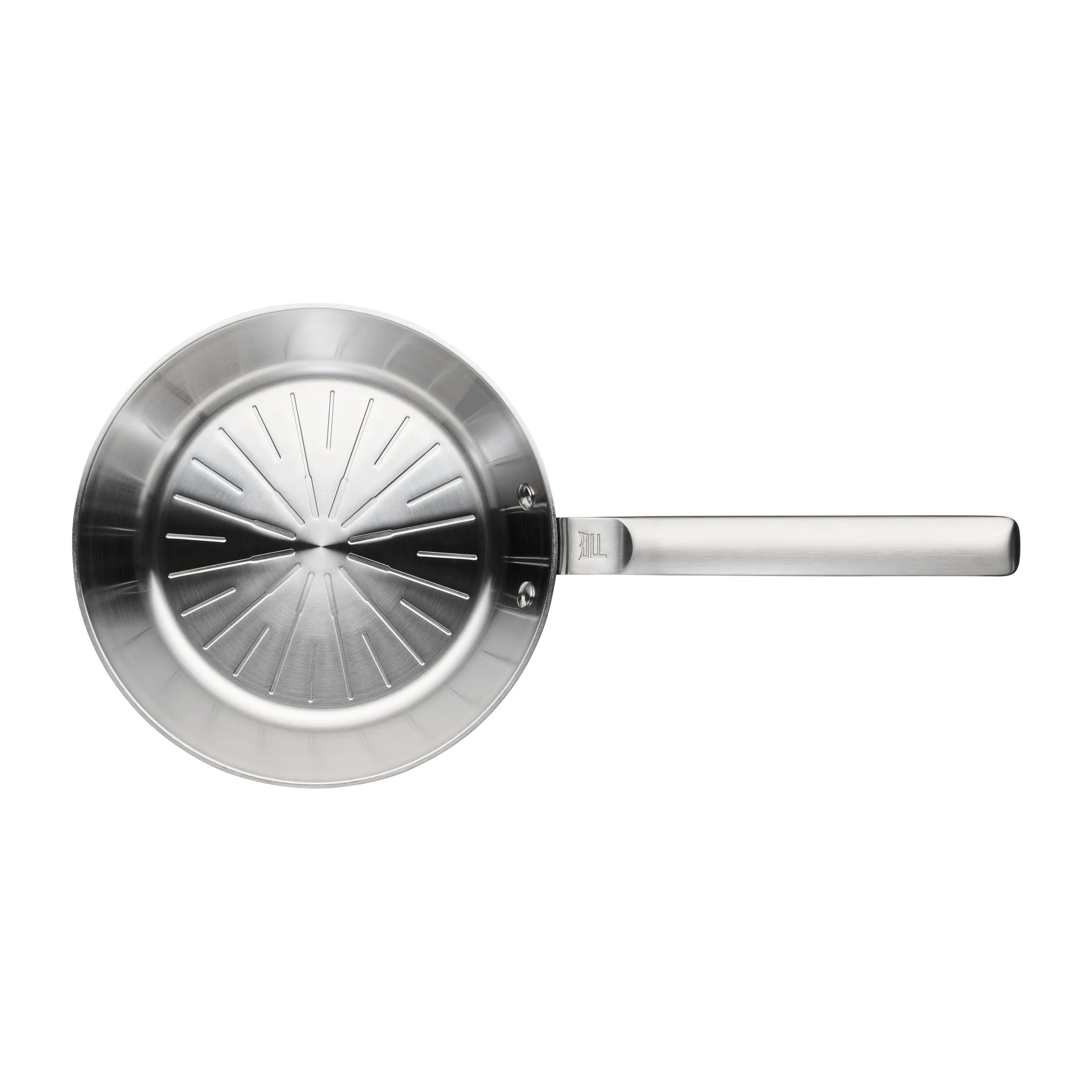 Norden Steel stekpanna rostfritt stål obelagd, Ø24 cm Fiskars