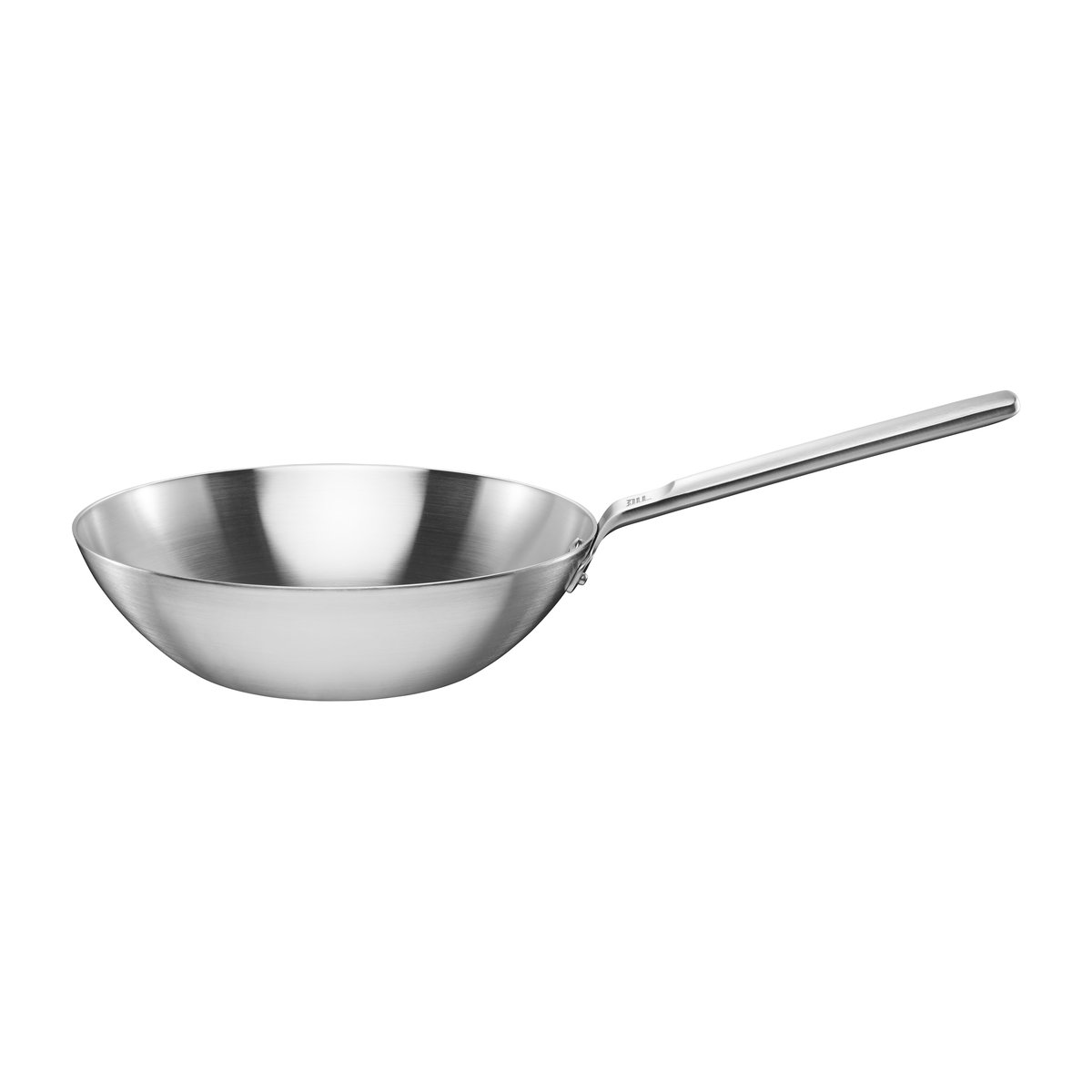 Fiskars Norden Steel wokpanna rostfritt stål obelagd 28 cm