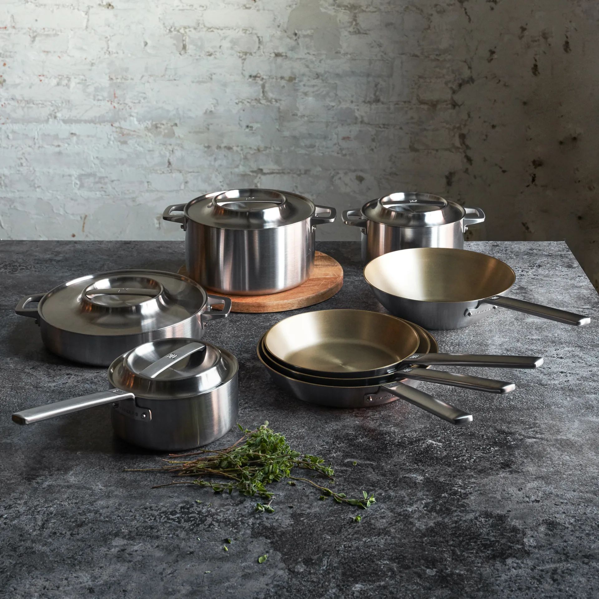 Norden wokpanna rostfritt stål, 28 cm Fiskars