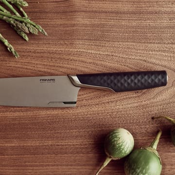 Titanium kockkniv 20 cm - Svart - Fiskars