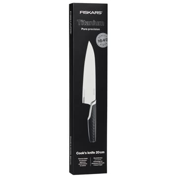 Titanium kockkniv 20 cm - Svart - Fiskars