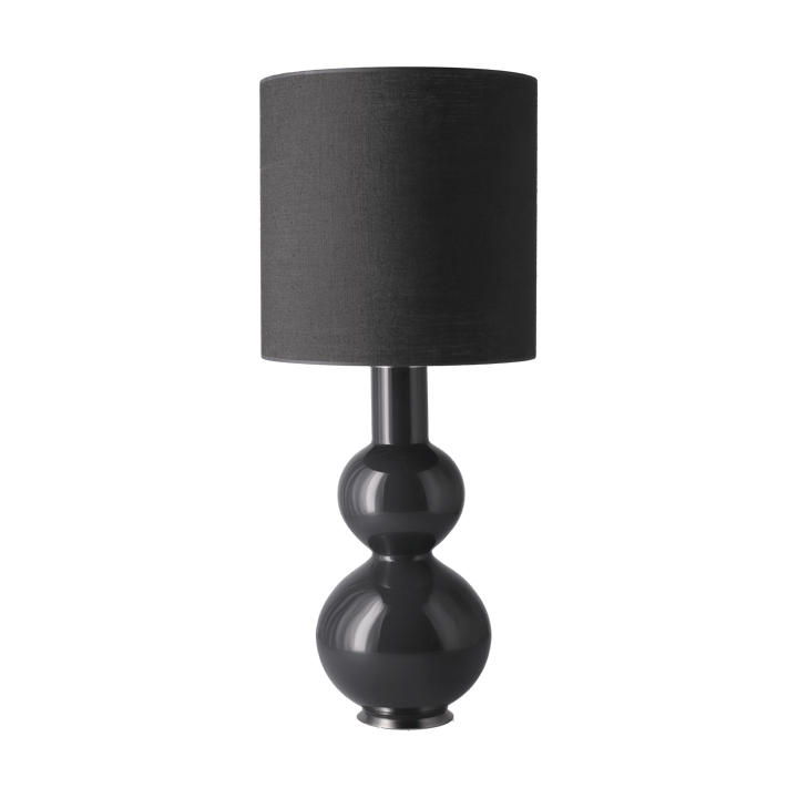 Augusta bordslampa grå lampfot - Lino Negro M - Flavia Lamps