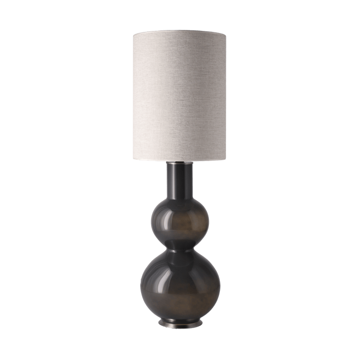 Augusta bordslampa grå lampfot - London Beige L - Flavia Lamps