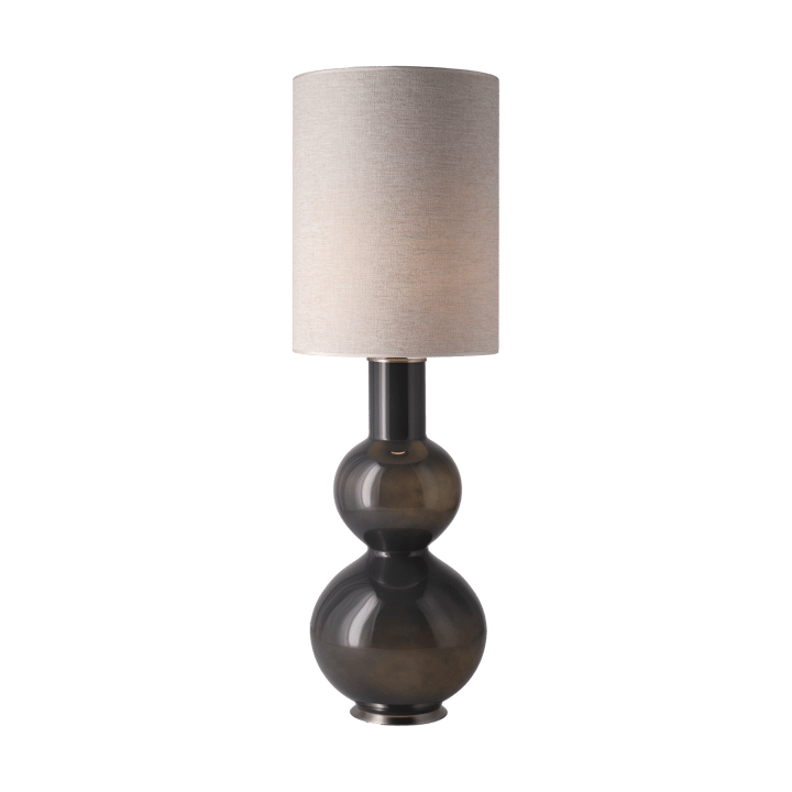 Augusta bordslampa grå lampfot - London Beige L - Flavia Lamps
