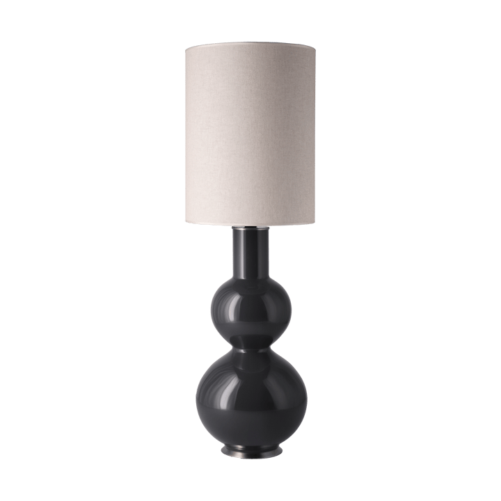 Augusta bordslampa grå lampfot - Milano Tostado L - Flavia Lamps