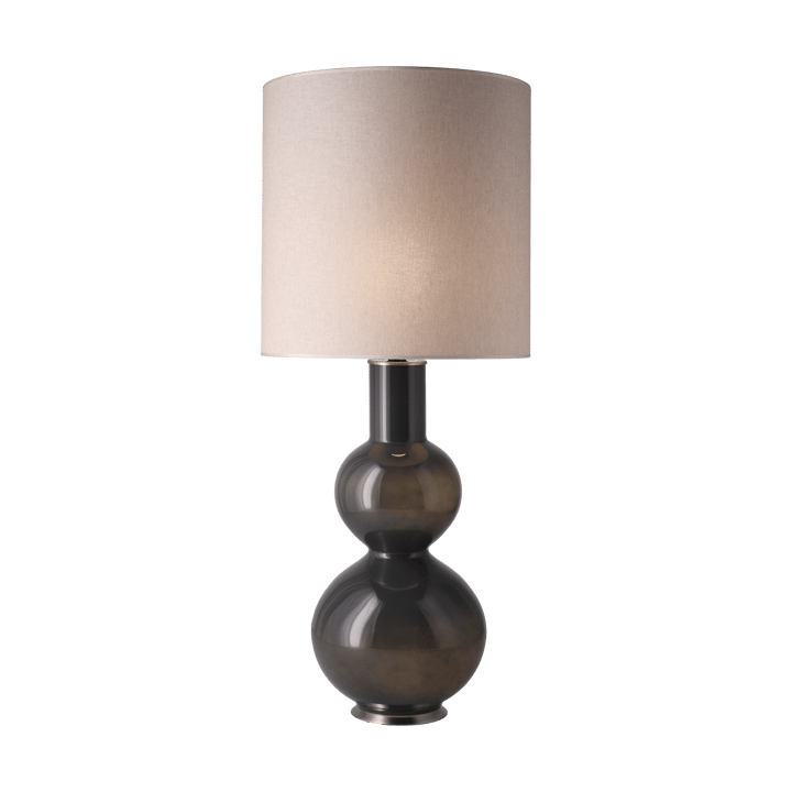 Augusta bordslampa grå lampfot - Milano Tostado M - Flavia Lamps